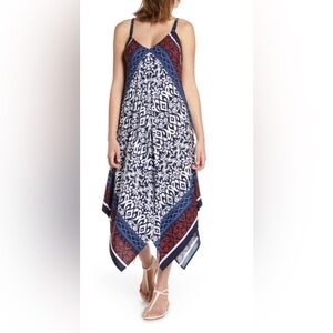 NWOT Tommy Bahama Ikat Diamonds Engineered Scarf Dress Swim Cover Up S/M